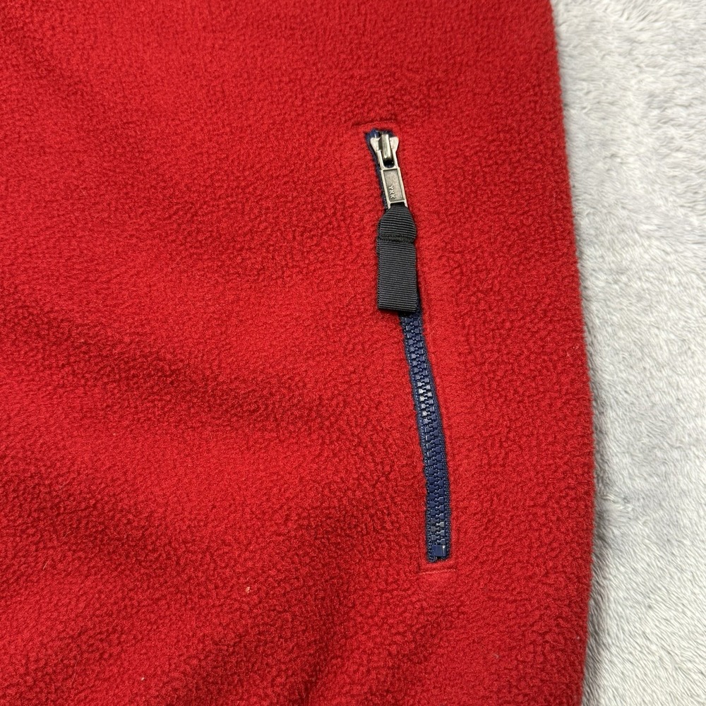 Patagonia Synchilla Snap T Shell Hoodie Blue Red Full Zip Fleece Jacket Large - Picture 7 of 11